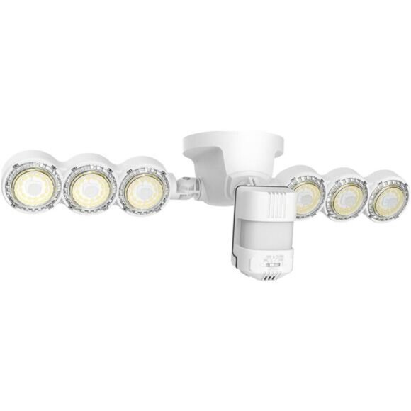 45W 6000LM Motion Sensor Outdoor Light, 5000K Dusk to Dawn Eave Mount Security\ - Picture 1 of 7